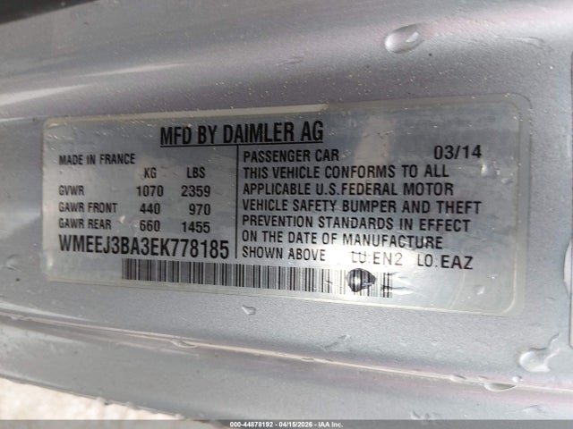 Smart Fortwo Pure 2014 WMEEJ3BA3EK778185 Image 9