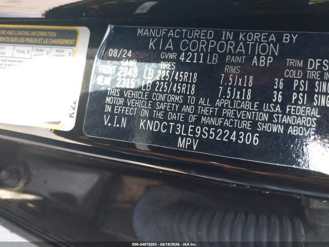 Продаж на аукціоні авто 2025 Kia Niro Sx Touring, vin: KNDCT3LE9S5224306, номер лоту: 44878263