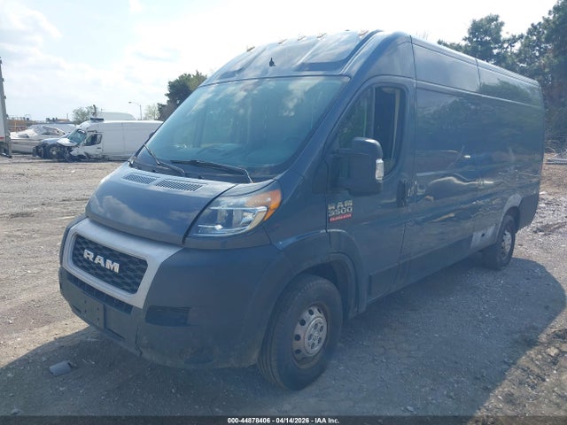 2019 Ram Promaster 3500 Cargo Van High Roof 159 Wb Ext მანქანა იყიდება აუქციონზე, vin: 3C6URVJG6KE563958, აუქციონის ნომერი: 44878406