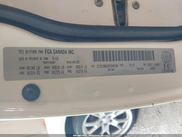 44878427 :رقم المزاد ، 2C3CCABG2KH540196 vin ، 2019 Chrysler 300 S مزاد بيع