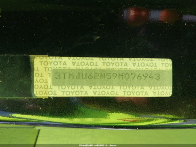 Aukcja sprzedaży 2009 Toyota Tacoma Prerunner V6, vin: 3TMJU62N59M076943, numer aukcji: 44878475