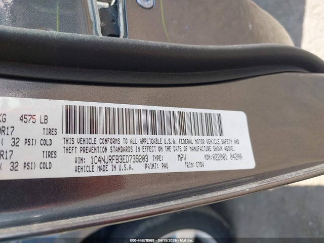 1C4NJRFB3ED739203 Jeep Patriot Latitude
