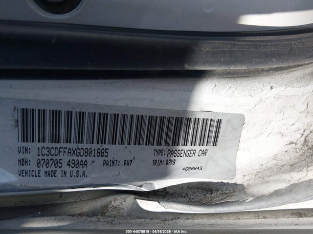 Продаж на аукціоні авто 2016 Dodge Dart Sxt Sport, vin: 1C3CDFFAXGD801885, номер лоту: 44878619