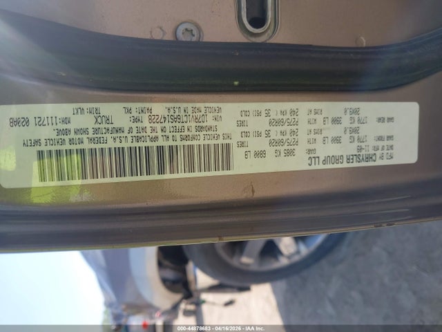 44878683 :رقم المزاد ، 1D7RV1CT6AS147228 vin ، 2010 Dodge Ram 1500 Laramie مزاد بيع