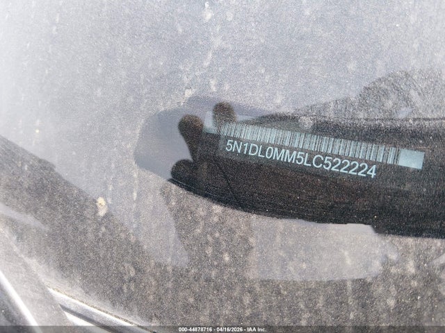 2020 Infiniti Qx60 Pure Awd მანქანა იყიდება აუქციონზე, vin: 5N1DL0MM5LC522224, აუქციონის ნომერი: 44878716