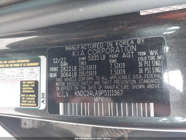 KIA Ev6 Wind 2023 KNDC34LA9P5111367 Image 9