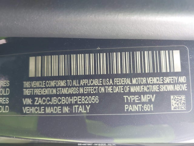 2017 JEEP RENEGADE ZACCJBCB0HPE82056 Photo 8