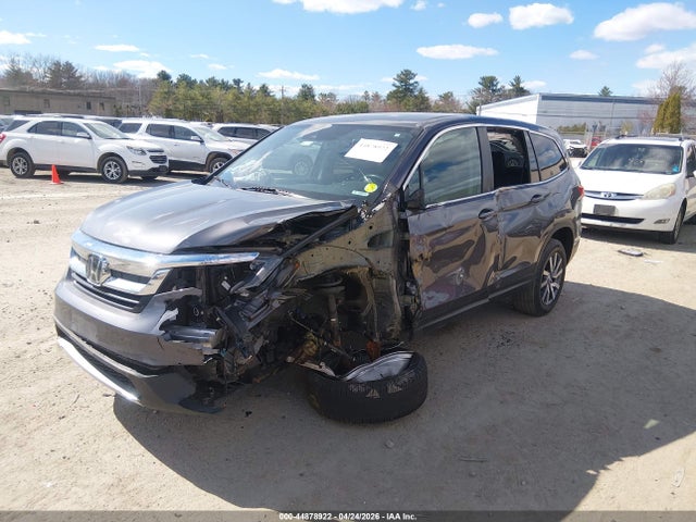44878922 :رقم المزاد ، 5FNYF6H51MB057528 vin ، 2021 Honda Pilot Awd Ex-l مزاد بيع