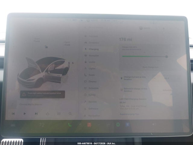 Продажа на аукционе авто 2025 Tesla Model 3 Long Range Rear-wheel Drive/standard Rear-wheel Drive, vin: 5YJ3E1EA0SF061715, номер лота: 44879016