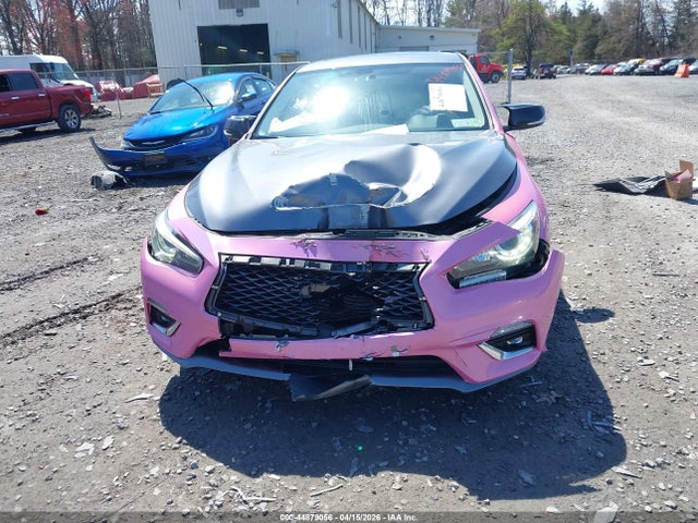 44879056 :رقم المزاد ، JN1EV7ARXJM434887 vin ، 2018 Infiniti Q50 3.0t Luxe مزاد بيع
