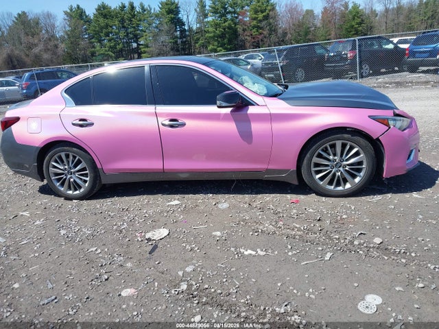 44879056 :رقم المزاد ، JN1EV7ARXJM434887 vin ، 2018 Infiniti Q50 3.0t Luxe مزاد بيع