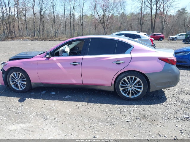 44879056 :رقم المزاد ، JN1EV7ARXJM434887 vin ، 2018 Infiniti Q50 3.0t Luxe مزاد بيع
