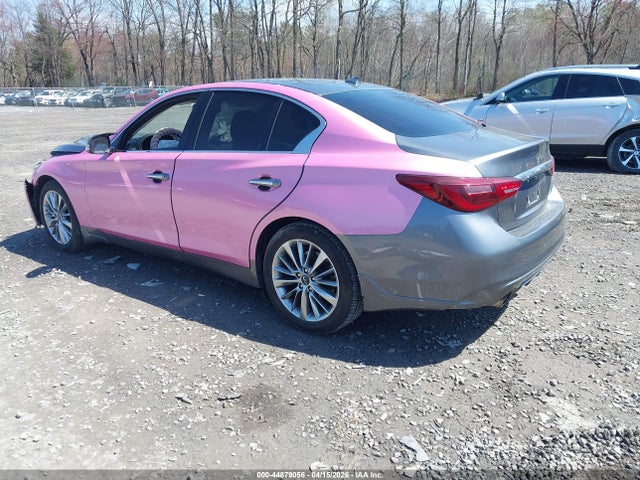 44879056 :رقم المزاد ، JN1EV7ARXJM434887 vin ، 2018 Infiniti Q50 3.0t Luxe مزاد بيع