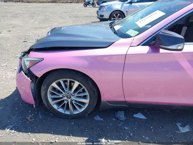 44879056 :رقم المزاد ، JN1EV7ARXJM434887 vin ، 2018 Infiniti Q50 3.0t Luxe مزاد بيع