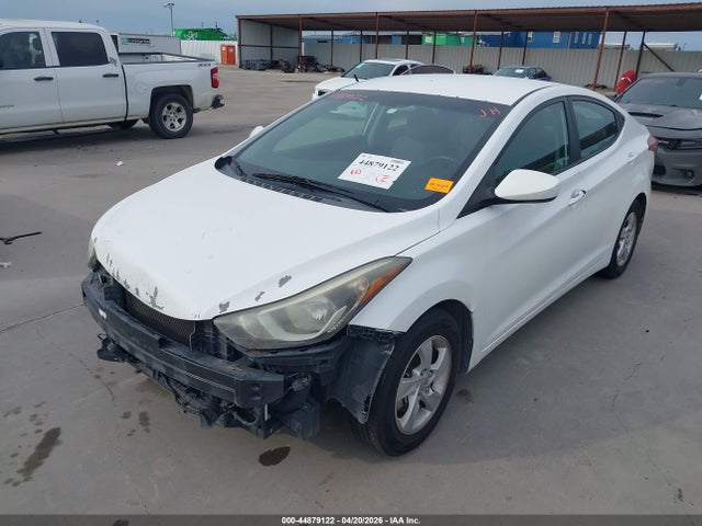 44879122 :رقم المزاد ، 5NPDH4AE3EH475857 vin ، 2014 Hyundai Elantra Se مزاد بيع