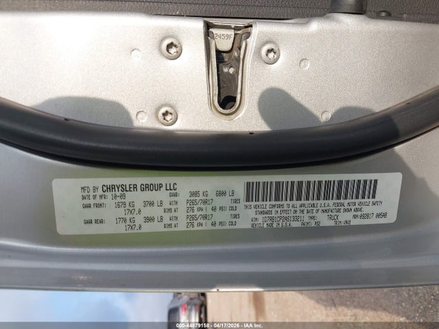 Продажа на аукционе авто 2010 Dodge Ram 1500 St, vin: 1D7RB1CP2AS133211, номер лота: 44879158