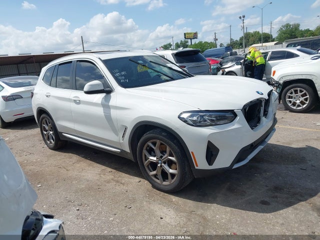 2022 Bmw X3 Sdrive30i მანქანა იყიდება აუქციონზე, vin: 5UX43DP01N9M07591, აუქციონის ნომერი: 44879195