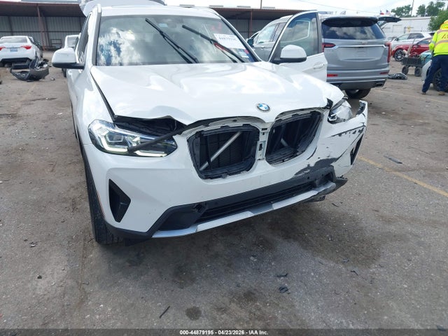 2022 Bmw X3 Sdrive30i მანქანა იყიდება აუქციონზე, vin: 5UX43DP01N9M07591, აუქციონის ნომერი: 44879195