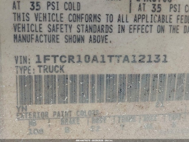 Aukcja sprzedaży 1995 Ford Ranger, vin: 1FTCR10U9SUB53984, numer aukcji: 44879375
