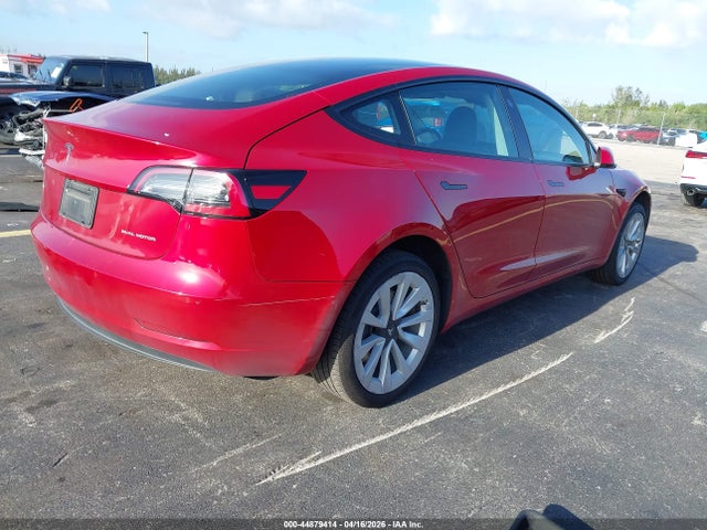 Продаж на аукціоні авто 2022 Tesla Model 3 Long Range Dual Motor All-wheel Drive, vin: 5YJ3E1EBXNF273308, номер лоту: 44879414