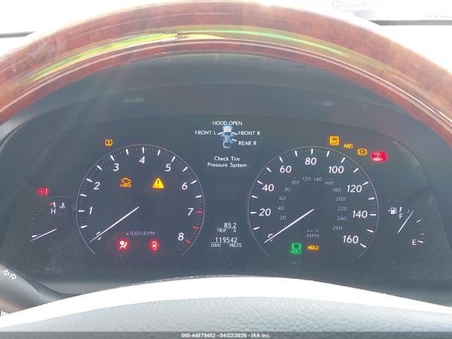 Aukcja sprzedaży 2008 Lexus Ls 460, vin: JTHBL46F185070820, numer aukcji: 44879452