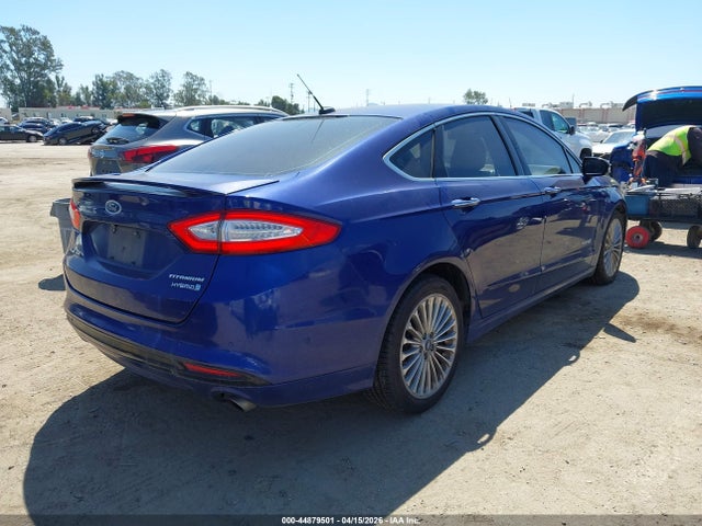 44879501 :رقم المزاد ، 3FA6P0RU8DR279320 vin ، 2013 Ford Fusion Hybrid Titanium مزاد بيع