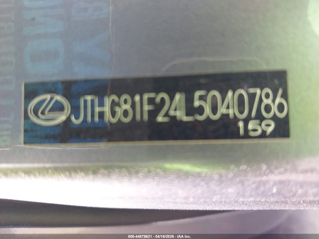 2020 LEXUS IS 300 JTHG81F24L5040786 Photo 8