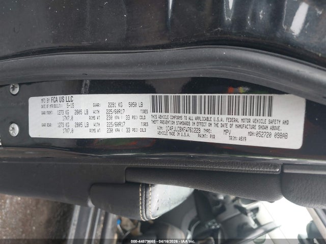 Aukcja sprzedaży 2015 Jeep Cherokee Latitude, vin: 1C4PJLCBXFW761229, numer aukcji: 44879665