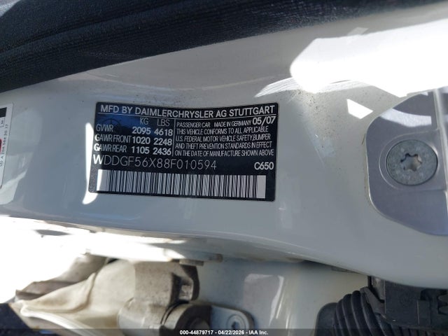 Продажа на аукционе авто 2008 Mercedes-benz C 350 Sport, vin: WDDGF56X88F010594, номер лота: 44879717
