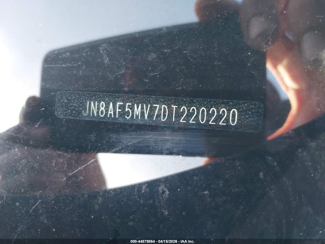 44879864 :رقم المزاد ، JN8AF5MV7DT220220 vin ، 2013 Nissan Juke S مزاد بيع