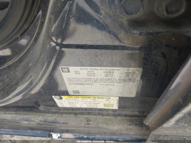 Продаж на аукціоні авто 2010 Chevrolet Malibu Lt, vin: 1G1ZD5EB6A4128751, номер лоту: 44880038
