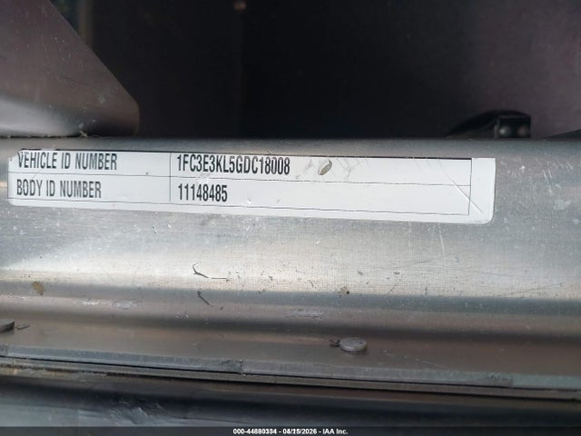 Ford E-350 Stripped 2016 1FC3E3KL5GDC18008 Image 9
