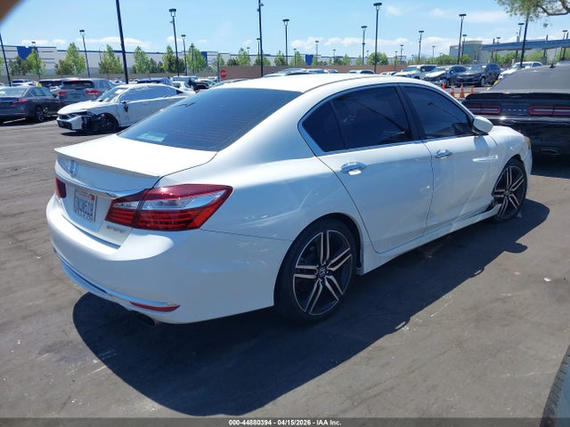 44880394 :رقم المزاد ، 1HGCR2F50GA055278 vin ، 2016 Honda Accord Sport مزاد بيع