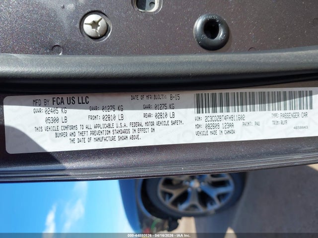 2015 Dodge Challenger R/t Plus მანქანა იყიდება აუქციონზე, vin: 2C3CDZBT4FH911602, აუქციონის ნომერი: 44880526