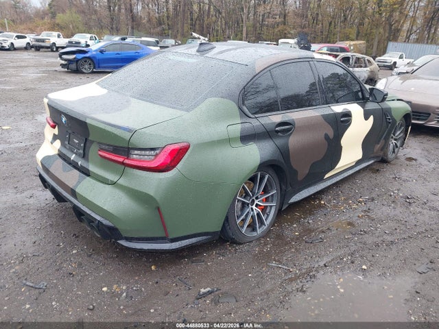 2022 Bmw M3 Competition Xdrive მანქანა იყიდება აუქციონზე, vin: WBS43AY08NFM03885, აუქციონის ნომერი: 44880533