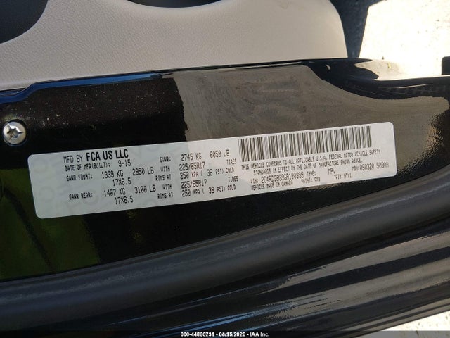 2016 DODGE GRAND CARAVAN 2C4RDGBG9GR100399 Photo 8