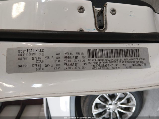 Продажа на аукционе авто 2019 Jeep Cherokee Latitude Plus Fwd, vin: 1C4PJLLBXKD151417, номер лота: 44880812
