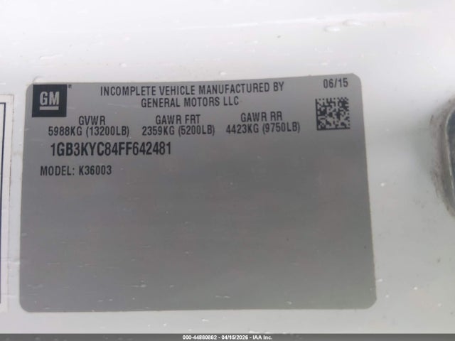 1GB3KYC84FF642481 Chevrolet Silverado 3500hd Chassis Wt