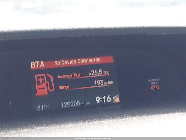 44881033 :رقم المزاد ، 19XFB2F84FE018871 vin ، 2015 Honda Civic Ex مزاد بيع