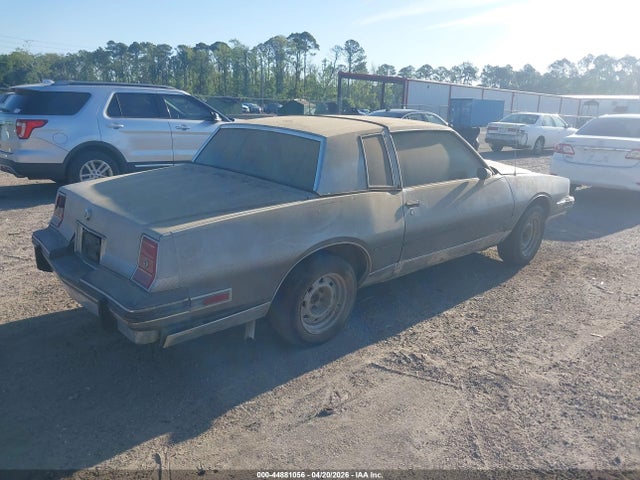 1987 Pontiac Grand Prix მანქანა იყიდება აუქციონზე, vin: 2G2GJ11A7H2206066, აუქციონის ნომერი: 44881056