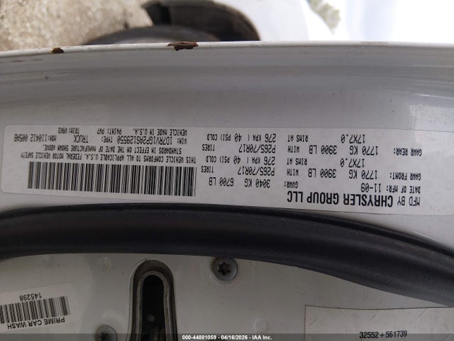 Aukcja sprzedaży 2010 Dodge Ram 1500 Slt/sport/trx, vin: 1D7RV1GP2AS129550, numer aukcji: 44881059