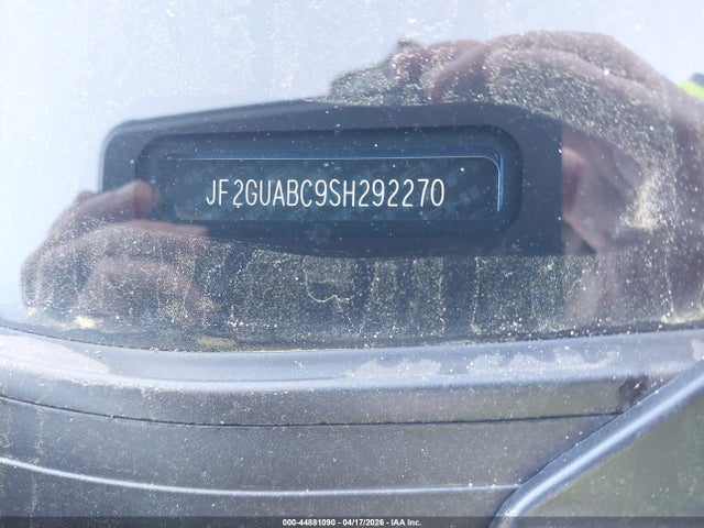 44881090 :رقم المزاد ، JF2GUABC9SH292270 vin ، 2025 Subaru Crosstrek مزاد بيع