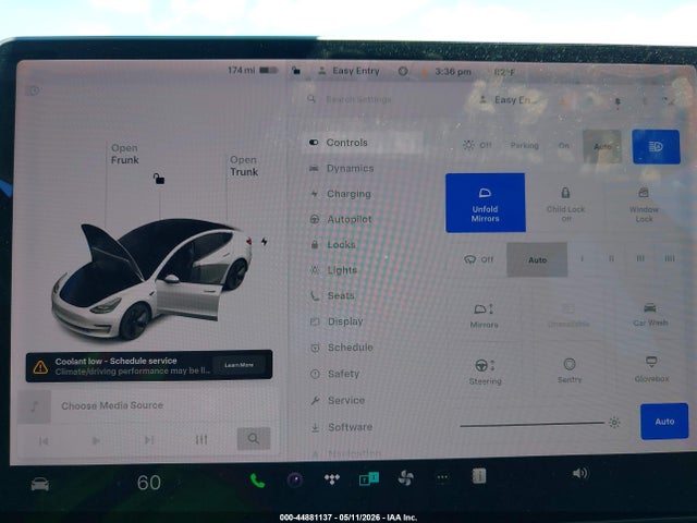 44881137 :رقم المزاد ، 5YJ3E1EB6MF928224 vin ، 2021 Tesla Model 3 Long Range Dual Motor All-wheel Drive مزاد بيع