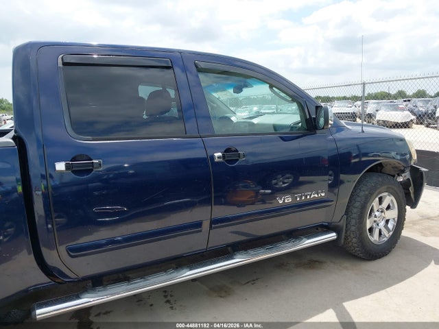 2007 Nissan Titan Se მანქანა იყიდება აუქციონზე, vin: 1N6BA07A17N216972, აუქციონის ნომერი: 44881182