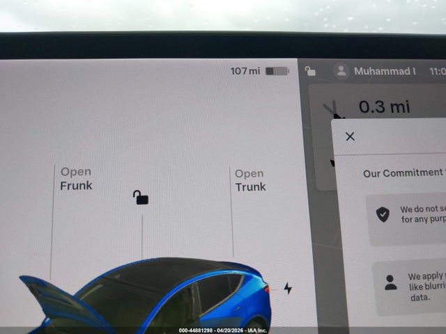 44881298 :رقم المزاد ، 7SAYGDEE2NF320152 vin ، 2022 Tesla Model Y Long Range Dual Motor All-wheel Drive مزاد بيع