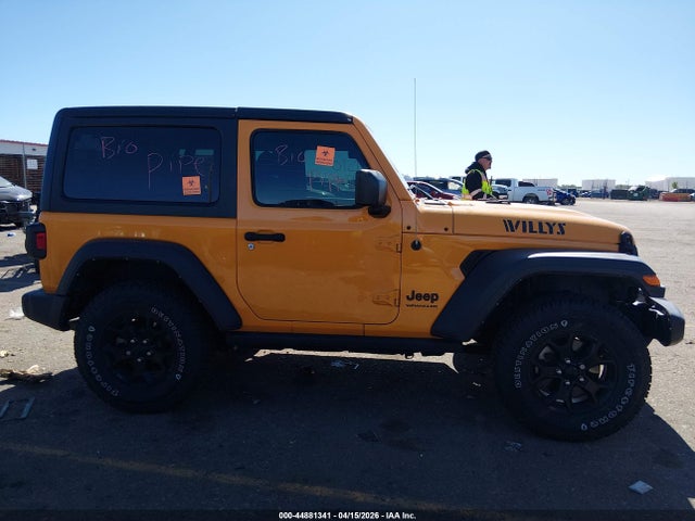44881341 :رقم المزاد ، 1C4GJXAN2MW666553 vin ، 2021 Jeep Wrangler Willys Sport 4x4 مزاد بيع