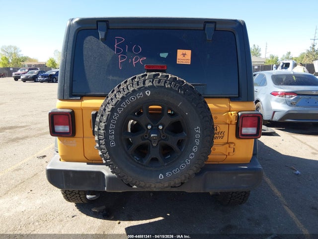 44881341 :رقم المزاد ، 1C4GJXAN2MW666553 vin ، 2021 Jeep Wrangler Willys Sport 4x4 مزاد بيع