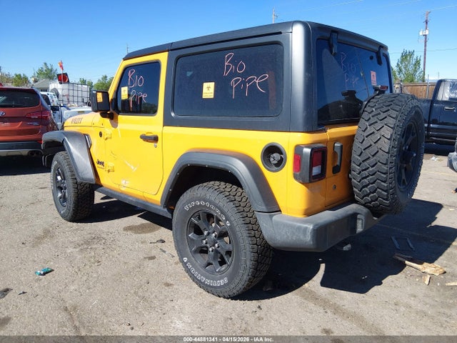 44881341 :رقم المزاد ، 1C4GJXAN2MW666553 vin ، 2021 Jeep Wrangler Willys Sport 4x4 مزاد بيع