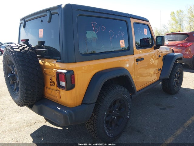 44881341 :رقم المزاد ، 1C4GJXAN2MW666553 vin ، 2021 Jeep Wrangler Willys Sport 4x4 مزاد بيع