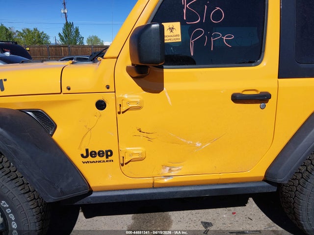 44881341 :رقم المزاد ، 1C4GJXAN2MW666553 vin ، 2021 Jeep Wrangler Willys Sport 4x4 مزاد بيع